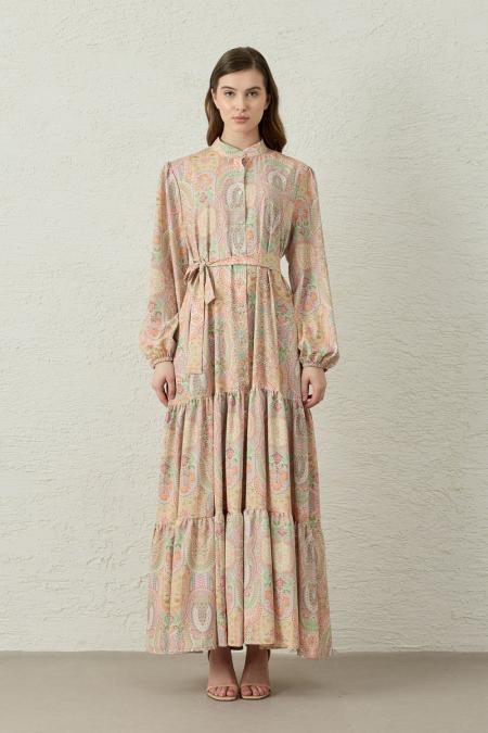 Bloom Serisi Elbise-Oranj-MRW-1611