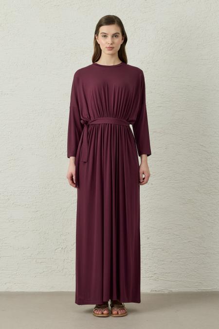 Very Elbise-Bordo -MRW-1816