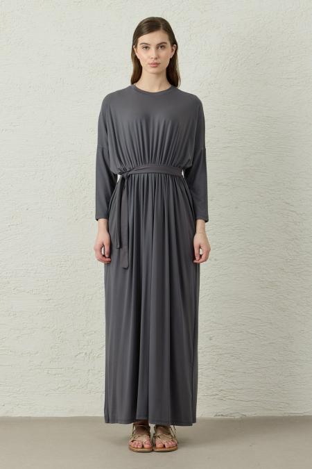 Very Elbise-Gri -MRW-1816