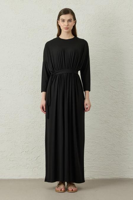 Very Elbise-Siyah-MRW-1816