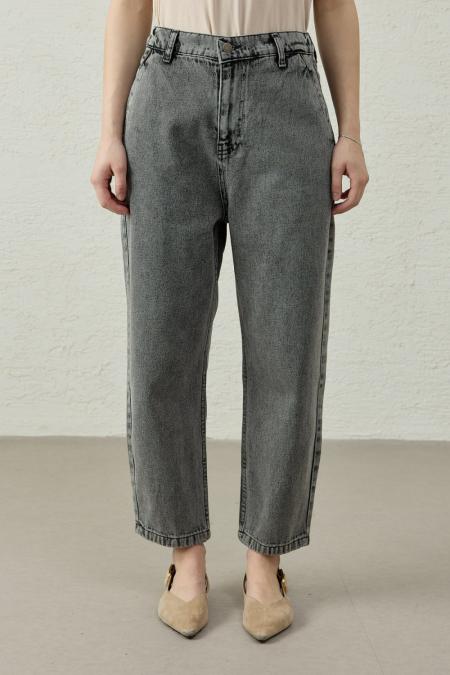 New Basıc Denim Pantolon-Ky Füme-MRW-1769
