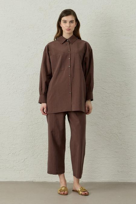 Safari Takım-Kahverengi 