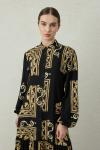 Shine Vual Elbise-Gold