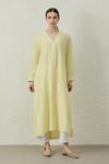 Arka Uzun Gömlek-Sarı-MRW-1794