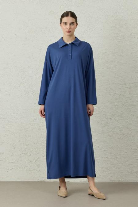 Modal Spor Elbise-İndigo