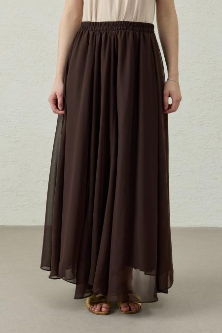 Kuğu Etek-Kahverengi