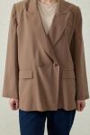 Blazer Ceket-S.Kahve -MRW-1806