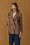 Blazer Ceket-S.Kahve -MRW-1806