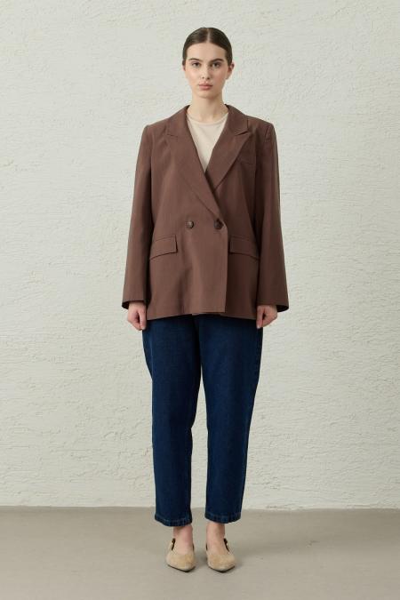  Blazer Ceket-A.Kahve -MRW-1806