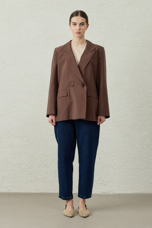 Blazer Ceket-A.Kahve -MRW-1806
