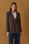 Blazer Ceket-Soft Kahve -MRW-1806