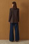 Blazer Ceket-Soft Kahve -MRW-1806