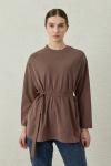 Ops Bambu Tunik-Kahverengi-MRW-1827