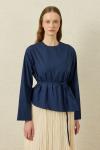 Verev Poplin Tunik-Lacivert-MRW-1839