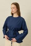 Verev Poplin Tunik-Lacivert-MRW-1839