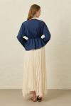 Verev Poplin Tunik-Lacivert-MRW-1839