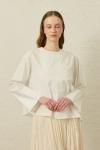 Verev Poplin Tunik-Beyaz-MRW-1839