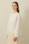 Verev Poplin Tunik-Beyaz-MRW-1839