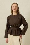 Verev Poplin Tunik-Acı Kahve-MRW-1839