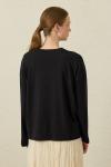 Comfy Penye Tunik-Siyah-MRW-1838