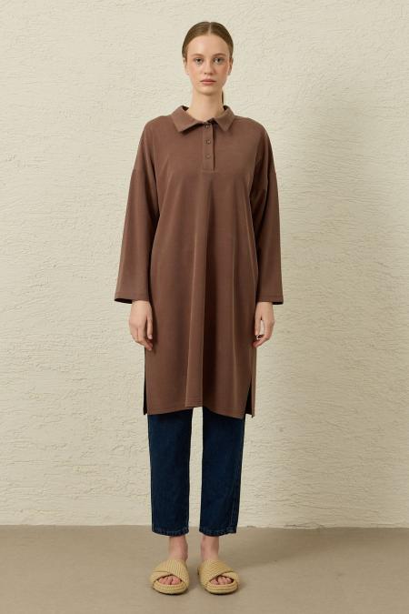 Bambu Tunik-Kahverengi-MRW-1828
