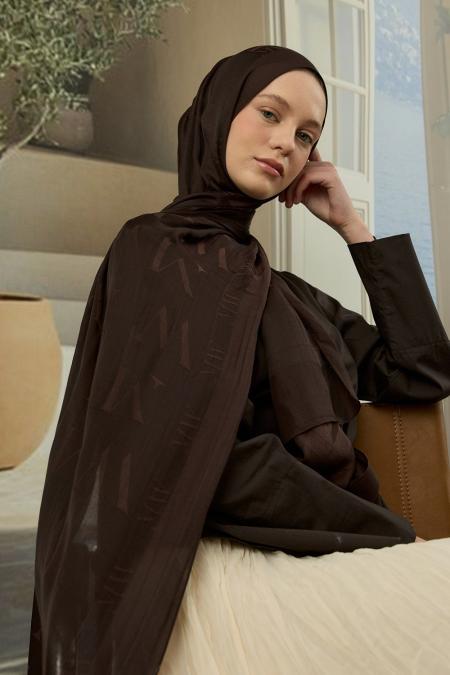 Mw Elegante Şal-Kahverengi-MRW-1842
