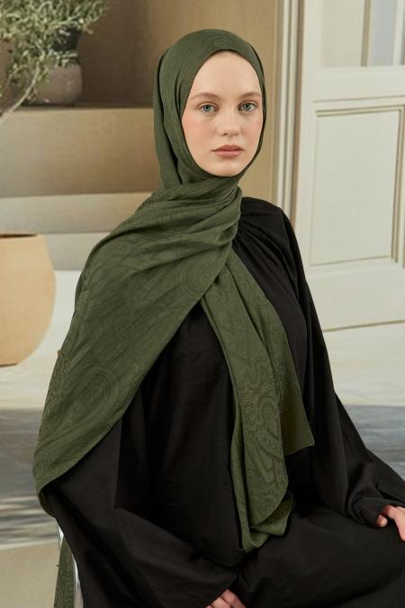 Soi Elegante Şal-Haki-MRW-1843
