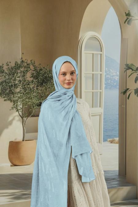 Mw Elegante Şal-Bebe Mavi-MRW-1842