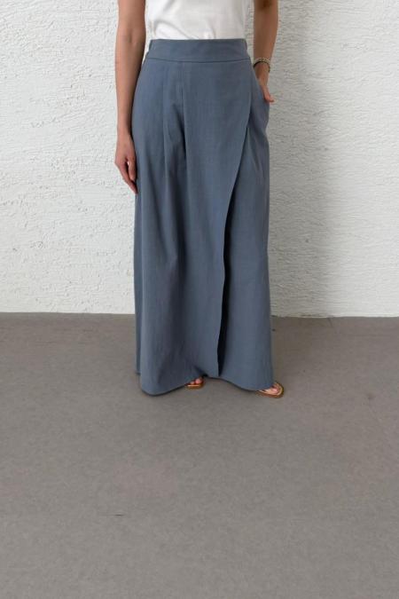Flow Basic Pantolon-Gri-MRW-1607