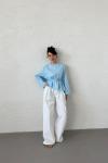 Verev Poplin Tunik-Bebe Mavi-MRW-1839