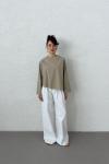 Verev Poplin Tunik-Haki-MRW-1839