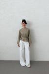 Verev Poplin Tunik-Haki-MRW-1839
