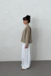 Verev Poplin Tunik-Haki-MRW-1839