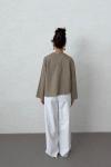 Verev Poplin Tunik-Haki-MRW-1839