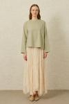 Verev Poplin Tunik-Haki-MRW-1839