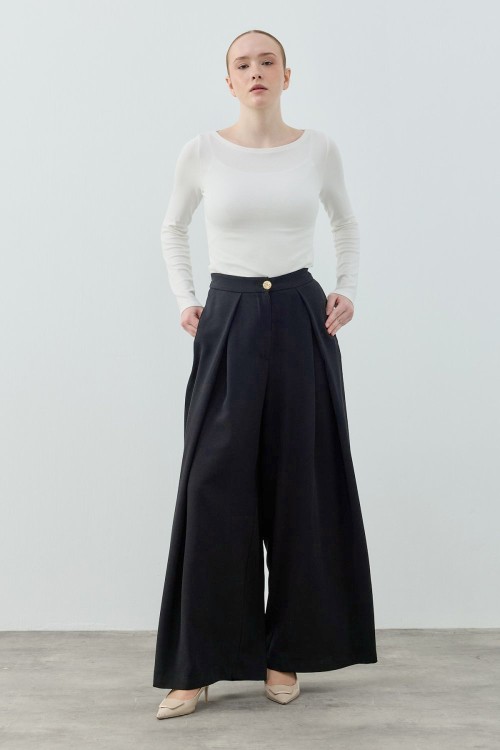 Dixi Krep Pantolon-Lacivert -MRW-1652
