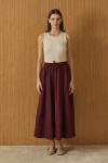 Poplin Etek-Bordo-MRW-1984