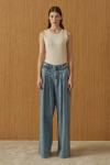 Pileli Denim Pantolon-Ky Mavi-MRW-1960