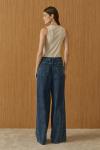 Pileli Denim Pantolon-Ky Lacivert-MRW-1960