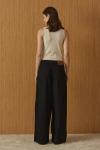 Pileli Denim Pantolon-Siyah-MRW-1960