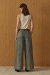 Pileli Denim Pantolon-Ky Füme-MRW-1960