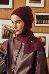 Premıum Atkılı Triko Bere-Bordo-MRW-2035