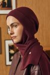 Premıum Atkılı Triko Bere-Bordo-MRW-2035