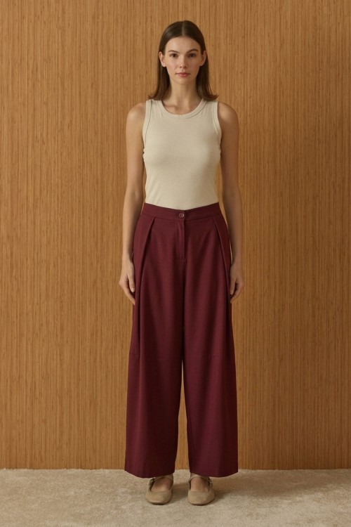 Winter Basic Pantolon-Bordo-MRW-1951