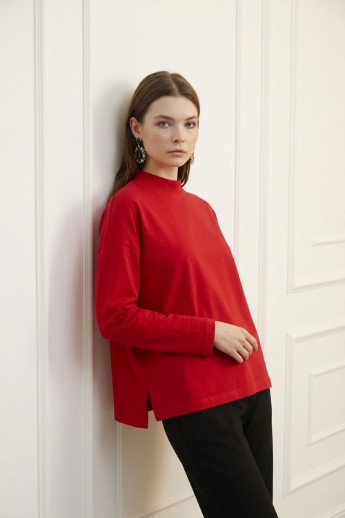 Coss Penye Sweat-Kırmızı-MRW-2043