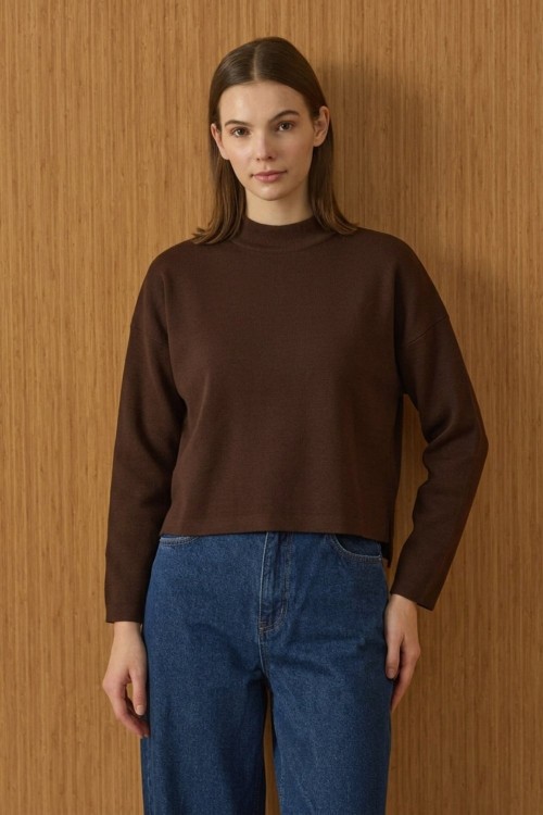 Coss Penye Sweat-Kahverengi-MRW-2043