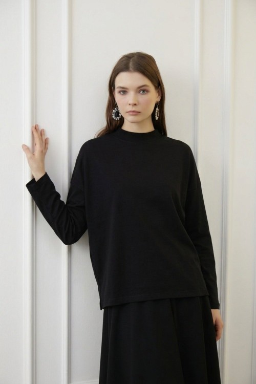 Coss Penye Sweat-Siyah-MRW-2043