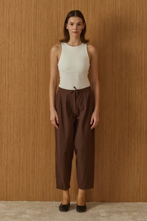 Basic Pop Pantolon-Acı Kahve-MRW-1955